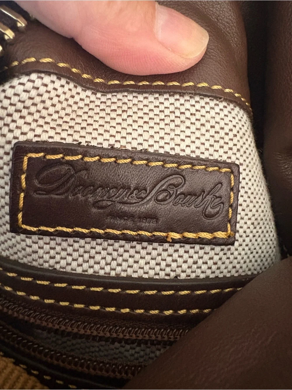 Dooney & Bourke Inspired Snake-Print Hobo Bag in Beige and Brown